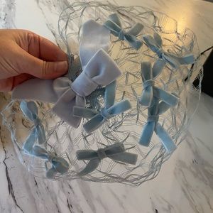 4 vintage pillbox hats